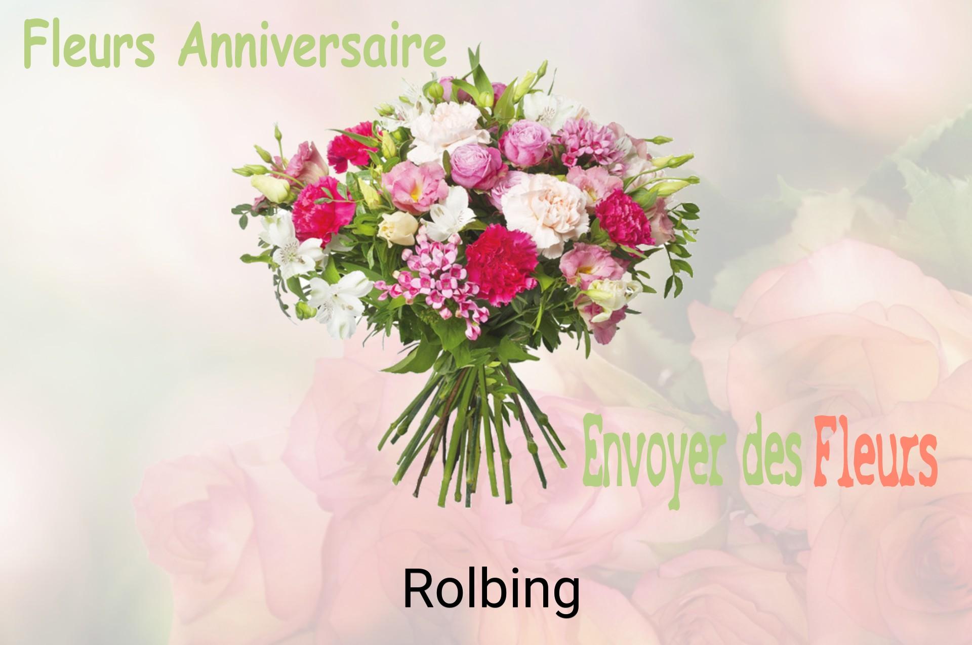 Bouquet de fleurs d’anniversaire livré à Rolbing